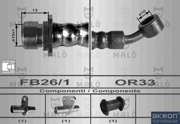 Flexible de frein AKRON-MALÒ 80024