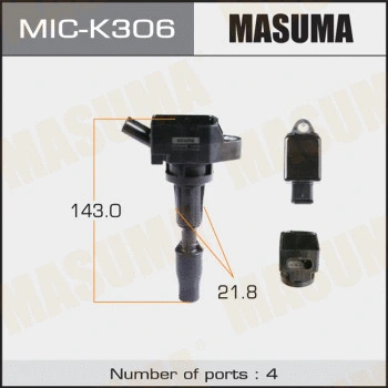 Bobine d'allumage MASUMA MIC-K306