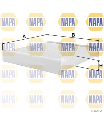 Filtre, air de l'habitacle NAPA NFC4035