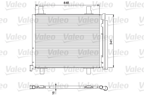 Condenseur, climatisation VALEO 814168