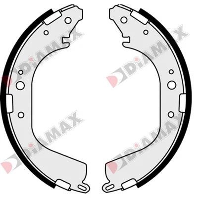 Jeu de mâchoires de frein DIAMAX N01296