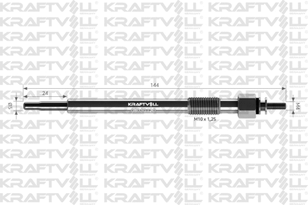 Bougie de préchauffage KRAFTVOLL GERMANY 05030120