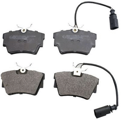 Kit de plaquettes de frein, frein à disque DENCKERMANN B110846