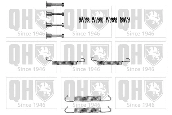 Kit d'accessoires, mâchoires de frein de stationnement QUINTON HAZELL BFK339