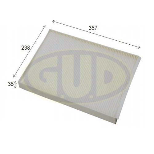 Filtre, air de l'habitacle G.U.D. GCF3569
