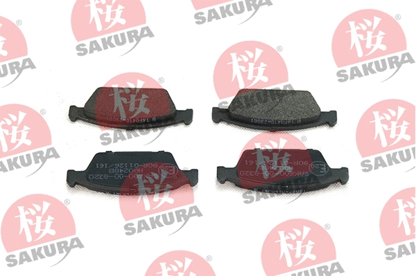 Kit de plaquettes de frein, frein à disque SAKURA 600-00-8320