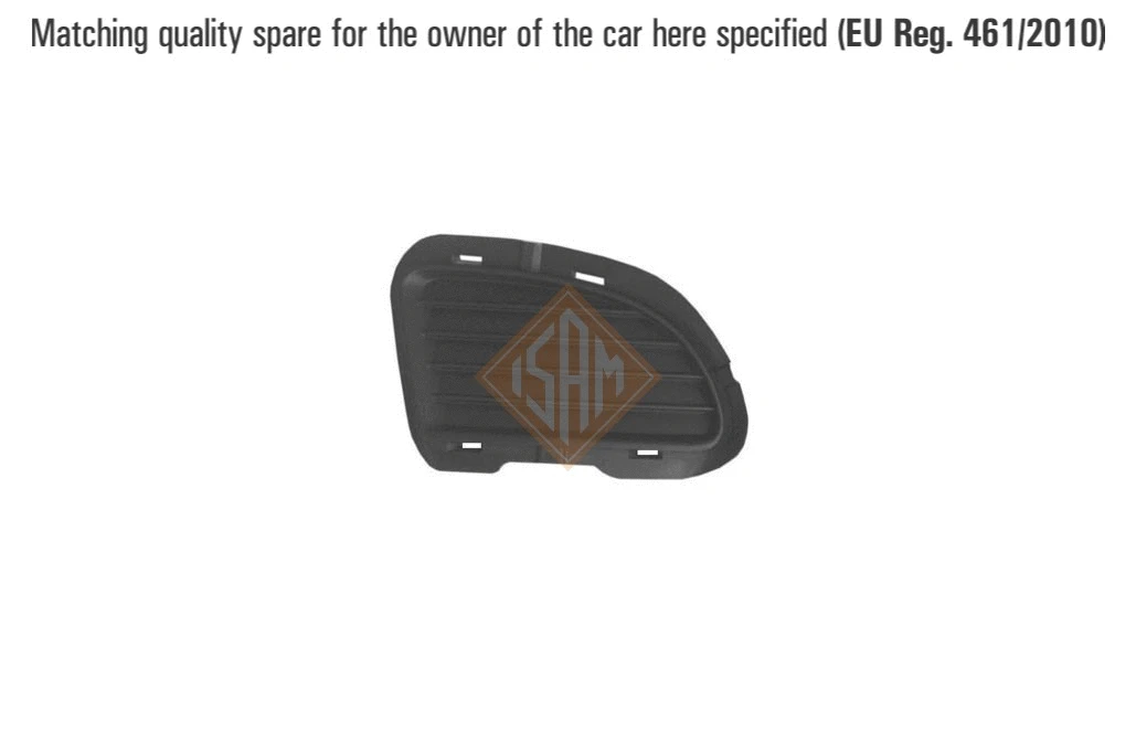 Grille de ventilation, pare-chocs I.S.A.M. S.p.A. 0103717