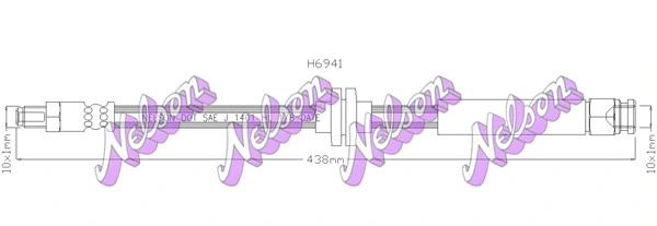 Flexible de frein KAWE H6941