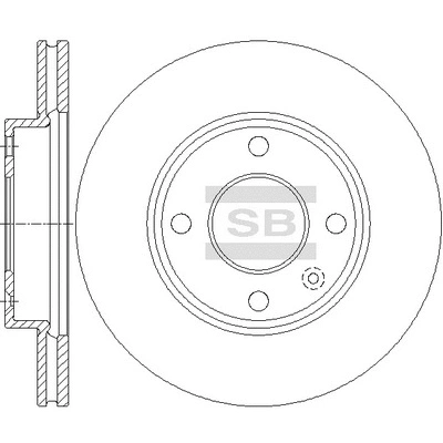 Disque de frein Hi-Q SD3074