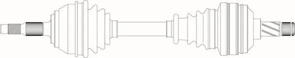 Arbre de transmission GENERAL RICAMBI VO3019