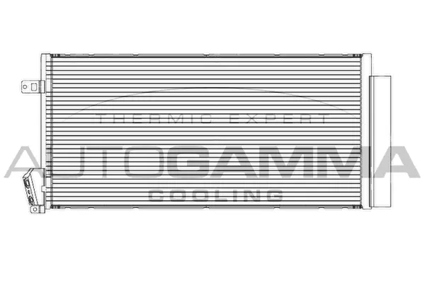 Condenseur, climatisation AUTOGAMMA 105601