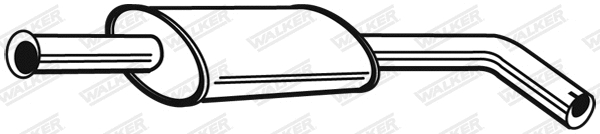 Silencieux central WALKER 22446