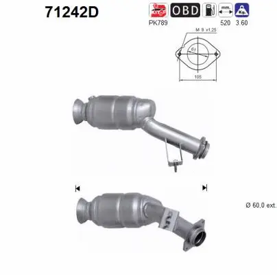 Catalyseur AS 71242D