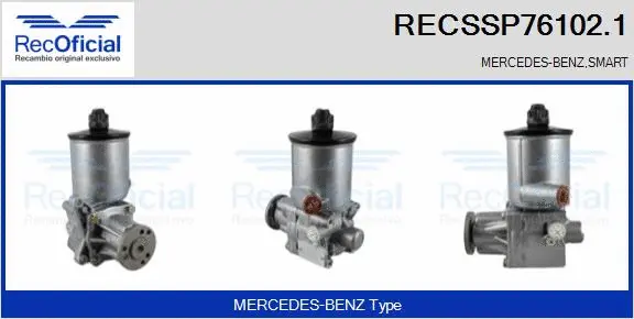 Pompe hydraulique, direction RECOFICIAL RECSSP76102.1