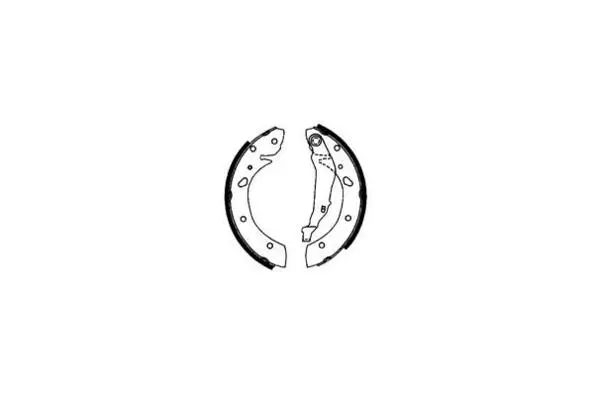 Jeu de mâchoires de frein E.T.F. 09-0555