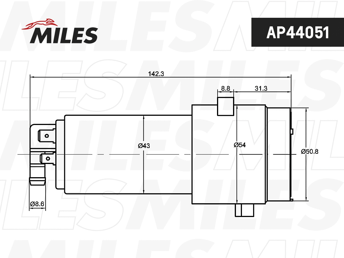 Pompe à carburant MILES AP44051