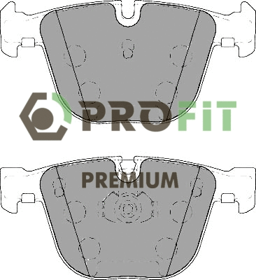 Kit de plaquettes de frein, frein à disque PROFIT 5005-1672
