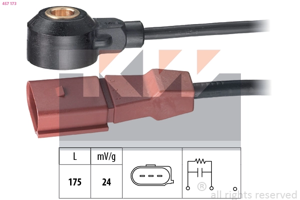 Capteur de cognement KW 457 173