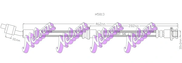 Flexible de frein KAWE H5813