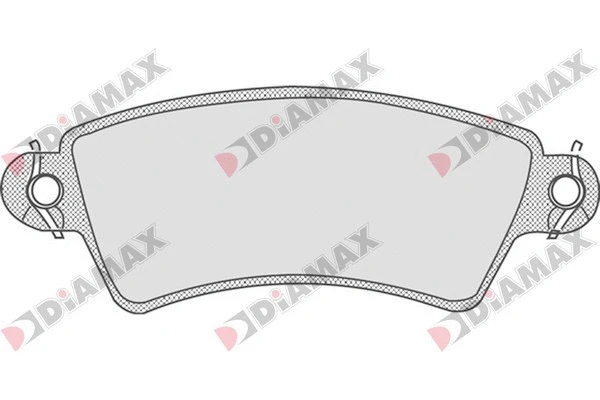 Kit de plaquettes de frein, frein à disque DIAMAX N09116