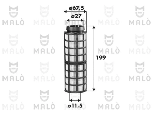 Filtre à carburant AKRON-MALÒ 1520240