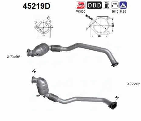 Catalyseur AS 45219D