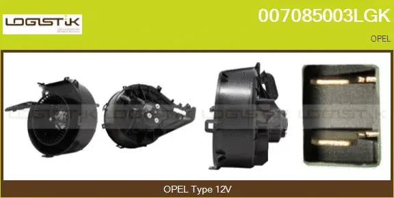 Pulseur d'air habitacle LGK 007085003LGK