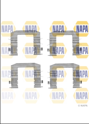 Kit d'accessoires, plaquette de frein à disque NAPA NFK1084