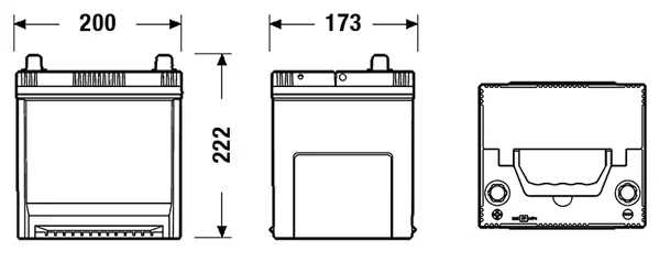 Batterie de démarrage CENTRA CB505