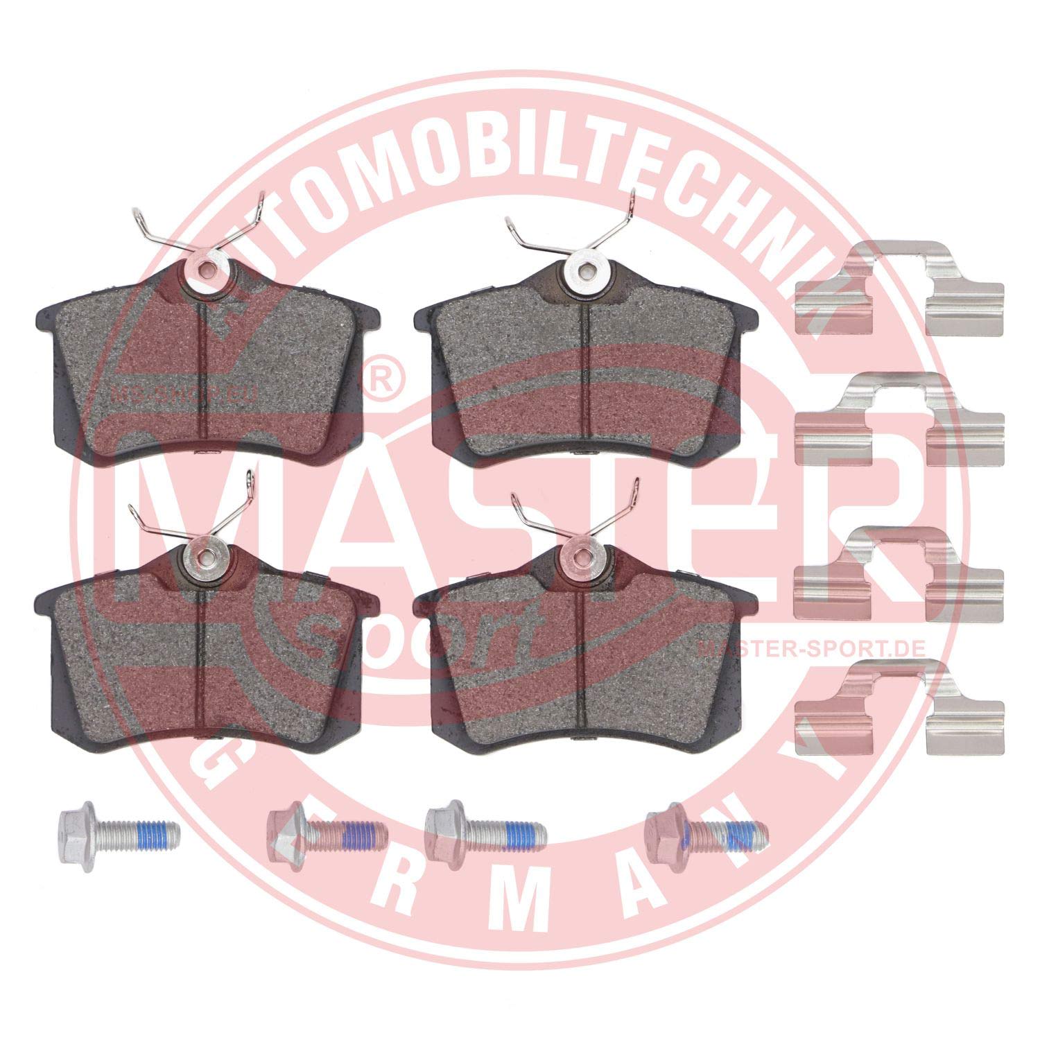 Kit de plaquettes de frein, frein à disque MASTER-SPORT GERMANY 13046028942T-SET-MS