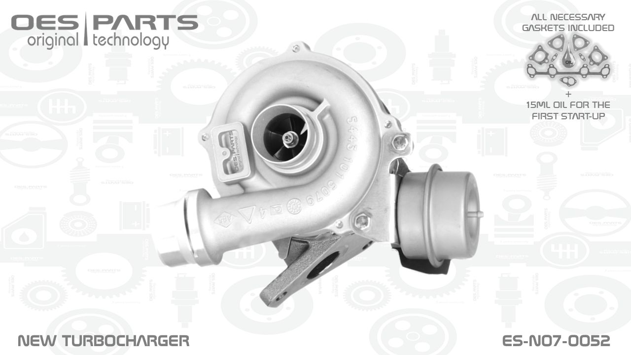 Turbocompresseur, suralimentation OES PARTS ES-N07-0052