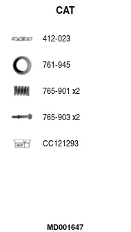 Catalyseur FA1 MD001647