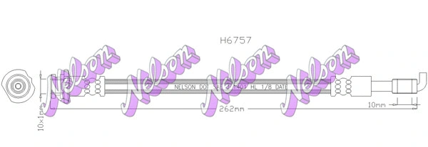Flexible de frein KAWE H6757