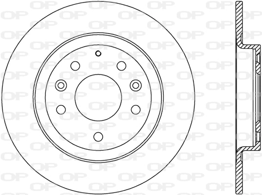 Disque de frein OPEN PARTS BDR2794.10
