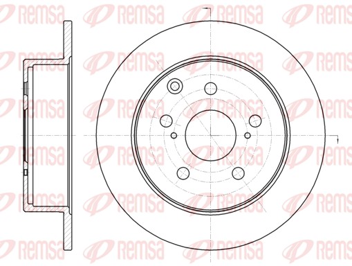 Disque de frein REMSA 61324.00