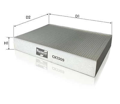 Filtre, air de l'habitacle TECNECO FILTERS CK1309