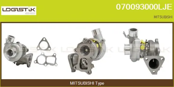 Turbocompresseur, suralimentation LGK 070093000LJE