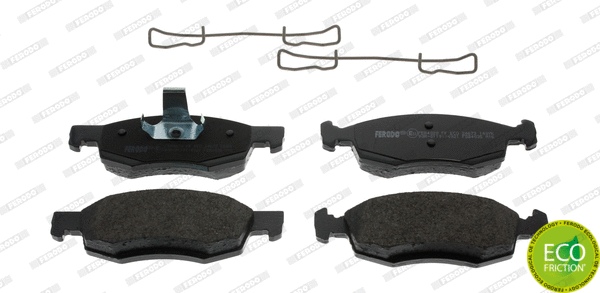 Kit de plaquettes de frein, frein à disque FERODO FDB4035