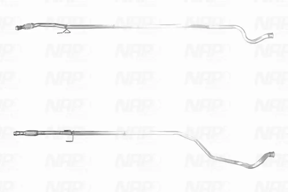 Tuyau d'échappement NAP carPARTS GmbH CAC10646