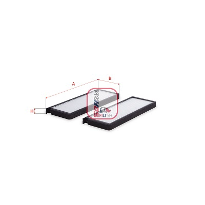 Filtre, air de l'habitacle SOFIMA S 3395 C
