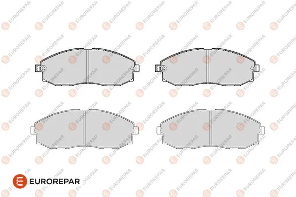 Kit de plaquettes de frein, frein à disque EUROREPAR 1686278980