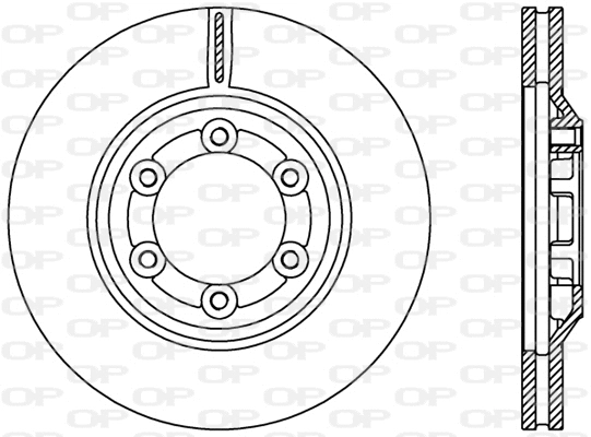 Disque de frein OPEN PARTS BDR2428.20