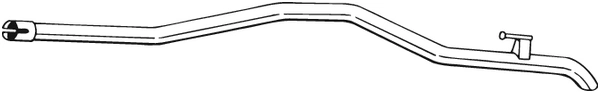 Tuyau d'échappement KLOKKERHOLM 516-153