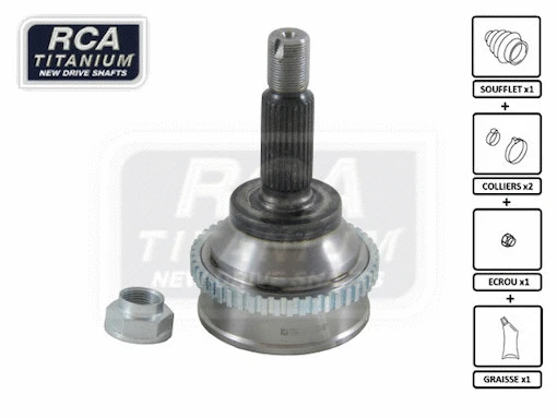 Jeu de joints, arbre de transmission RCA FRANCE HY105