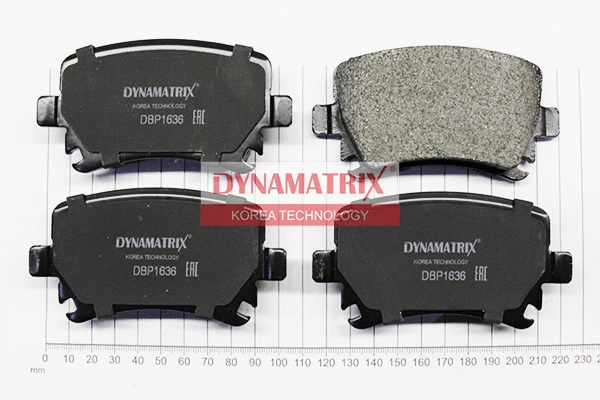 Kit de plaquettes de frein, frein à disque DYNAMATRIX DBP1636