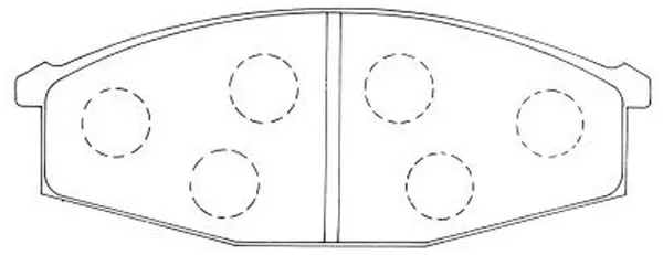 Kit de plaquettes de frein, frein à disque SB BP22132