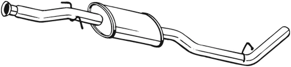 Silencieux central KLOKKERHOLM 279-701