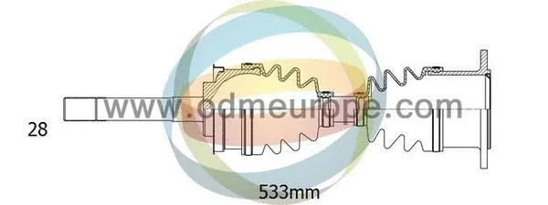 Arbre de transmission 4X4 ESTANFI EST-18-082400