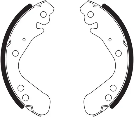 Jeu de mâchoires de frein SB BS28004