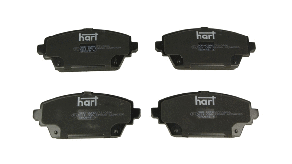 Kit de plaquettes de frein, frein à disque HART 221 096